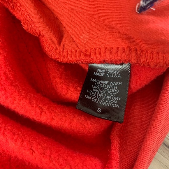 Aviator nation bolt print zip red hoodie - Picture 4 of 5